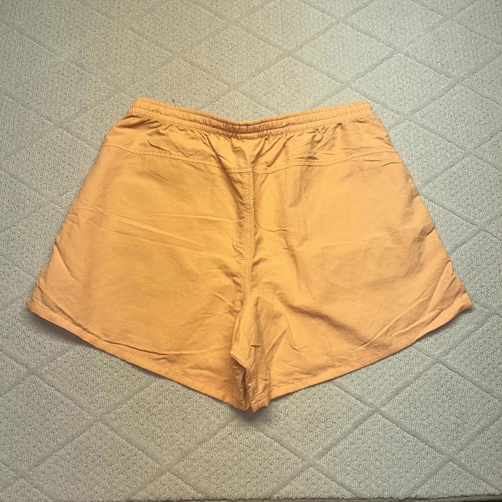 Patagonia Shorts Women’s Large Orange Worn Wear Drawstring Pockets B3 - Picture 5 of 5
